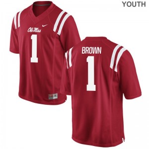 A.J. Brown Ole Miss High School For Kids Game Jerseys - Red