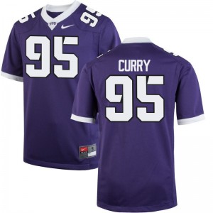Aaron Curry TCU Horned Frogs Player Kids Game Jerseys - Purple