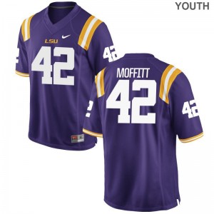 Aaron Moffitt Louisiana State Tigers Official Kids Game Jersey - Purple