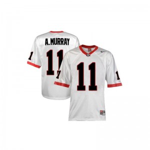 Aaron Murray UGA Bulldogs Official Mens Game Jerseys - White