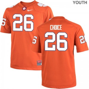 Adam Choice Clemson University Football Kids Game Jerseys - Orange