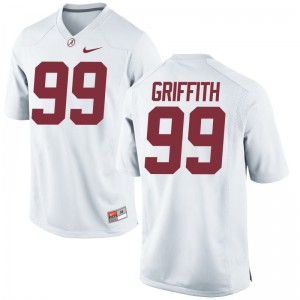 Adam Griffith Bama Football Kids Game Jersey - White