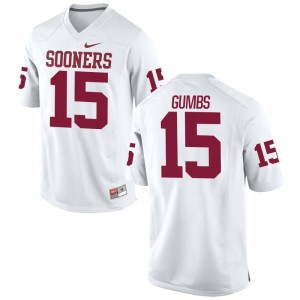 Addison Gumbs Sooners Football For Men Game Jersey - White