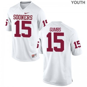 Addison Gumbs OU Sooners Official For Kids Limited Jerseys - White