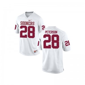 Adrian Peterson Sooners NCAA Youth(Kids) Game Jersey - White