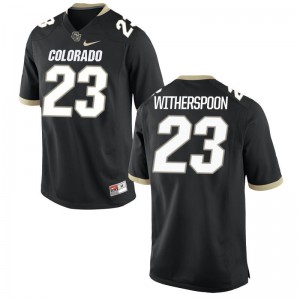 Ahkello Witherspoon Colorado Buffaloes University Mens Game Jersey - Black