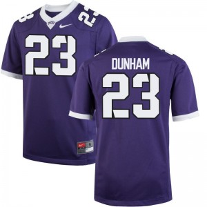 Alec Dunham Horned Frogs High School Mens Limited Jersey - Purple