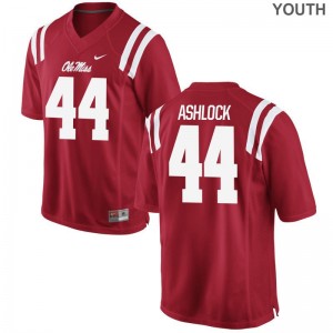 Alex Ashlock Rebels NCAA For Kids Game Jersey - Red