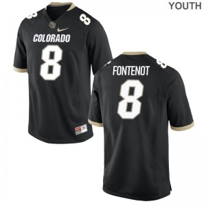 Alex Fontenot Colorado Buffaloes Football Youth Game Jersey - Black