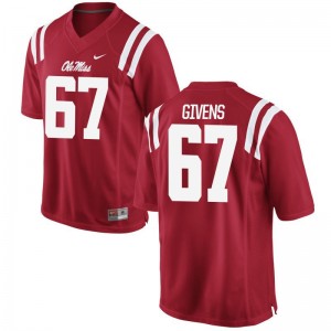 Alex Givens Ole Miss Rebels College Mens Limited Jersey - Red