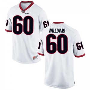 Allen Williams UGA Bulldogs Alumni Mens Game Jersey - White