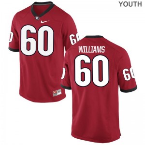 Allen Williams University of Georgia Official Youth Game Jerseys - Red
