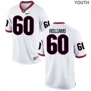 Allen Williams Georgia High School Youth Limited Jerseys - White