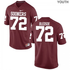 Amani Bledsoe OU High School Youth(Kids) Game Jersey - Crimson