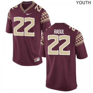 Amir Rasul Florida State Seminoles Player For Kids Limited Jersey - Garnet
