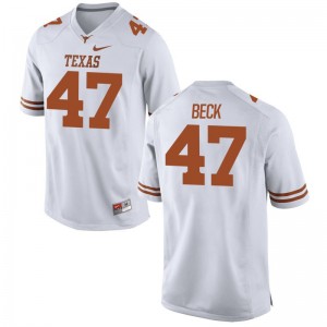 Andrew Beck University of Texas High School Mens Limited Jerseys - White