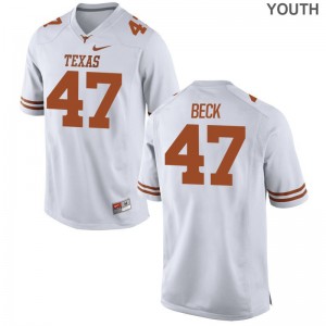 Andrew Beck UT College Youth Limited Jerseys - White