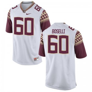 Andrew Boselli Florida State Player Men Limited Jerseys - White