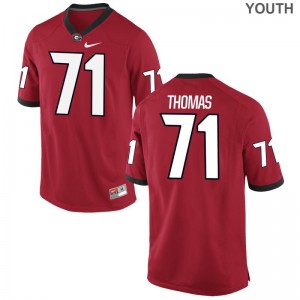 Andrew Thomas Georgia Bulldogs Football Youth(Kids) Limited Jerseys - Red