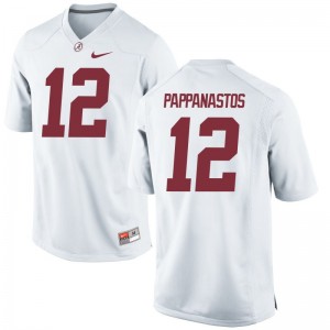 Andy Pappanastos Bama Football Men Limited Jersey - White