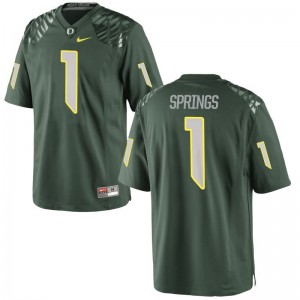 Arrion Springs Ducks Player Kids Game Jersey - Green