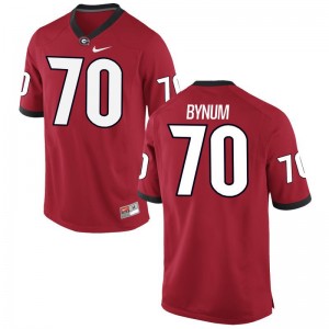 Aulden Bynum Georgia Bulldogs University For Men Limited Jersey - Red