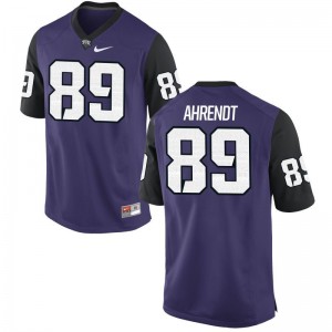 Austin Ahrendt Horned Frogs Football For Men Limited Jerseys - Purple Black