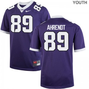 Austin Ahrendt Horned Frogs Football Youth(Kids) Limited Jerseys - Purple