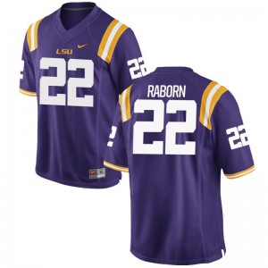 Bailey Raborn LSU Player For Men Game Jersey - Purple