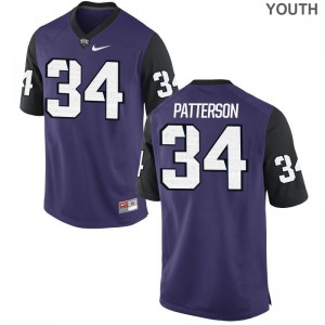 Blake Patterson Texas Christian Football Kids Limited Jersey - Purple Black