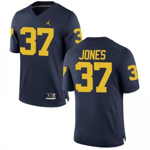 Bradford Jones University of Michigan Football Mens Limited Jersey - Jordan Navy