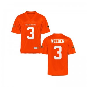 Brandon Weeden OSU Cowboys Official Mens Game Jersey - Orange