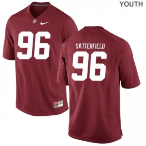 Brannon Satterfield University of Alabama Football Youth(Kids) Game Jerseys - Red
