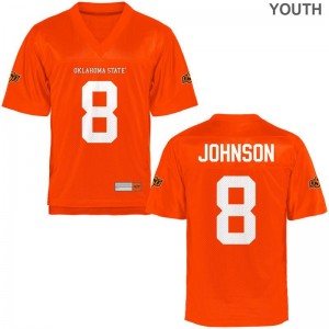 Braydon Johnson Oklahoma State Cowboys College Youth Limited Jerseys - Orange