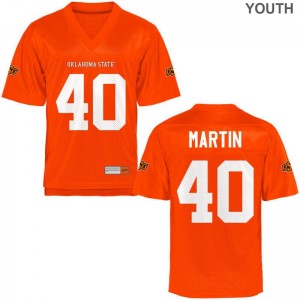 Brock Martin Oklahoma State University Youth(Kids) Limited Jersey - Orange