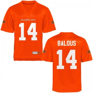 Bryce Balous OSU Cowboys Official For Men Game Jersey - Orange