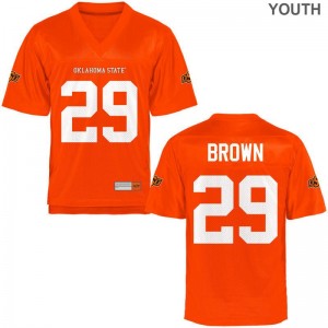 Bryce Brown Oklahoma State Cowboys Official For Kids Game Jersey - Orange