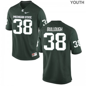 Byron Bullough Michigan State University Football For Kids Limited Jerseys - Green
