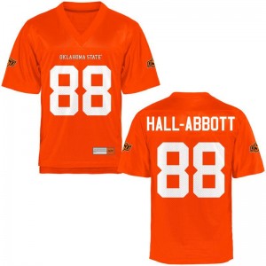 Caleb Hall-Abbott OSU Cowboys Football Youth Game Jersey - Orange