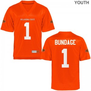 Calvin Bundage Oklahoma State Cowboys Alumni Youth(Kids) Game Jersey - Orange