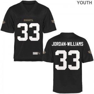 Cedric Jordan-Williams Knights High School Youth Game Jersey - Black