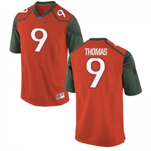 Chad Thomas Miami Hurricanes Football Men Limited Jerseys - Orange