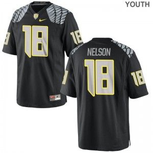 Charles Nelson UO NCAA Youth Game Jerseys - Black