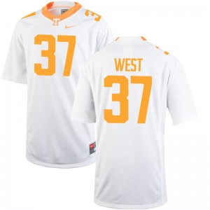 Charles West Tennessee Vols College For Men Game Jerseys - White