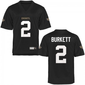 Chequan Burkett UCF NCAA Mens Game Jerseys - Black