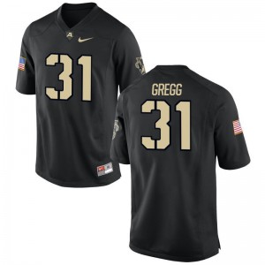 Chris Gregg Army Official Mens Game Jersey - Black