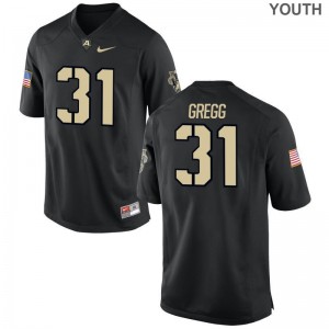 Chris Gregg Army Football For Kids Limited Jerseys - Black