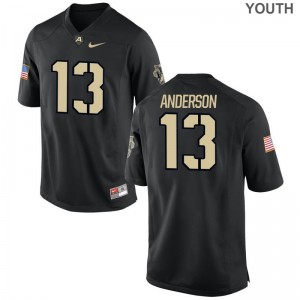 Christian Anderson United States Military Academy High School Youth(Kids) Game Jerseys - Black