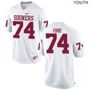Cody Ford Sooners High School Youth Limited Jerseys - White