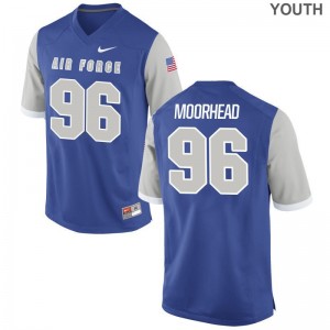 Cody Moorhead Air Force High School Youth Game Jersey - Royal